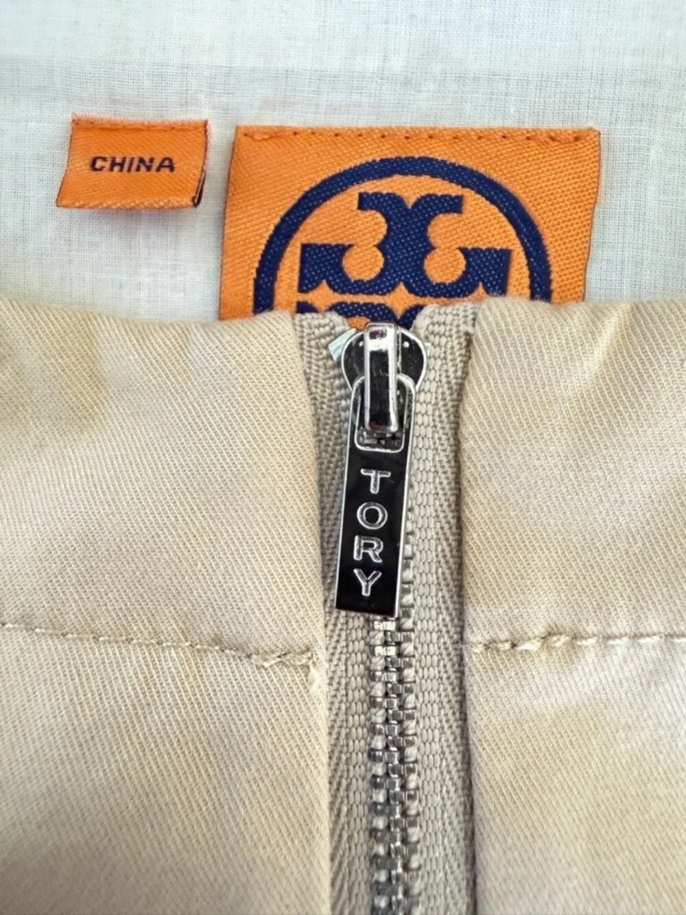 Tory Burch  Alice Khaki Belted Dress size 2